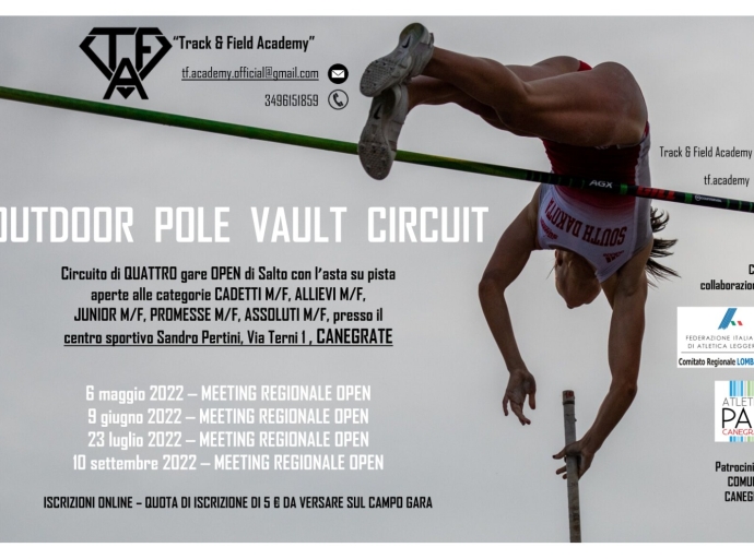 Outdoor Pole Vault Circuit: 5 Meeting a Canegrate