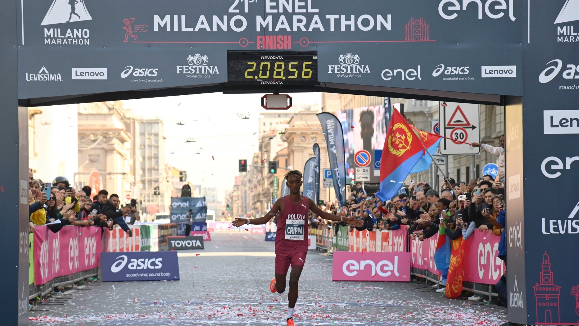 Milano Marathon: 2h08:57 per la Prima di Crippa