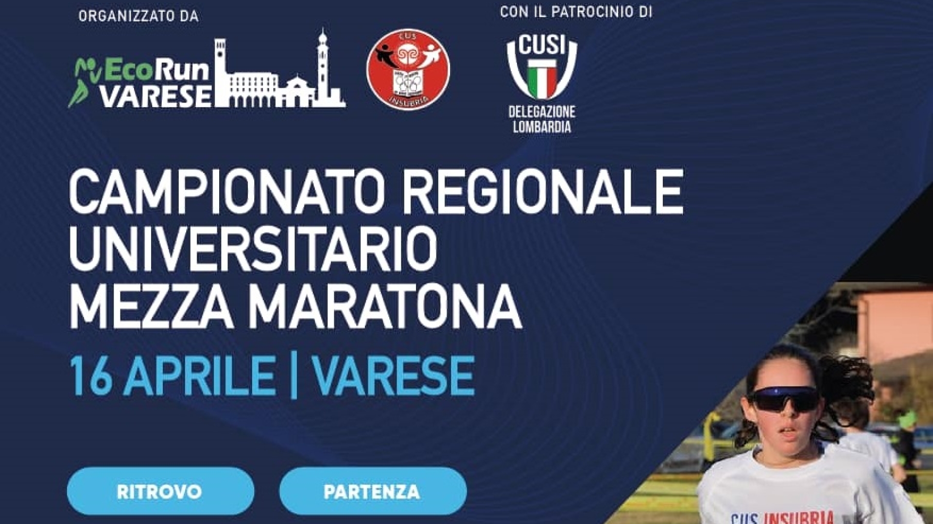 A Varese i Regionali Universitari di Mezza Maratona