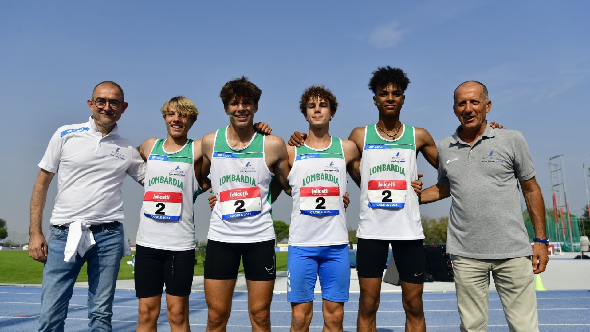 Cadetti/2: la Lombardia Domina le 4x100 a Caorle