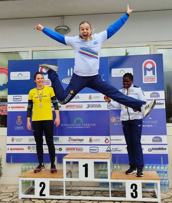 Sara Jemai podio Rieti inv 2023
