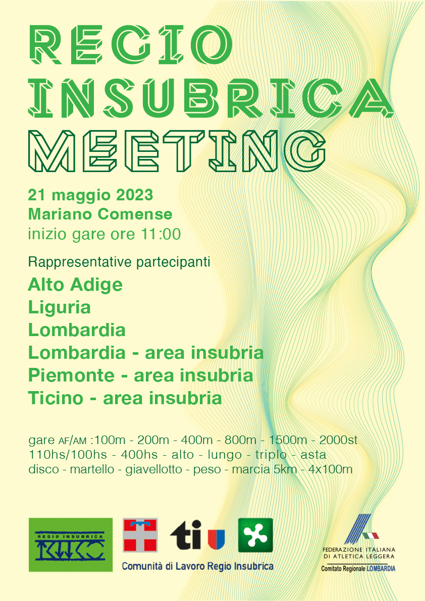 Volantino Meeting Regio Insubrica 21 mag 2023 1