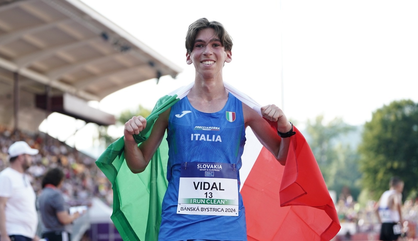 Nicolò Vidal Banska 2024 bandiera1