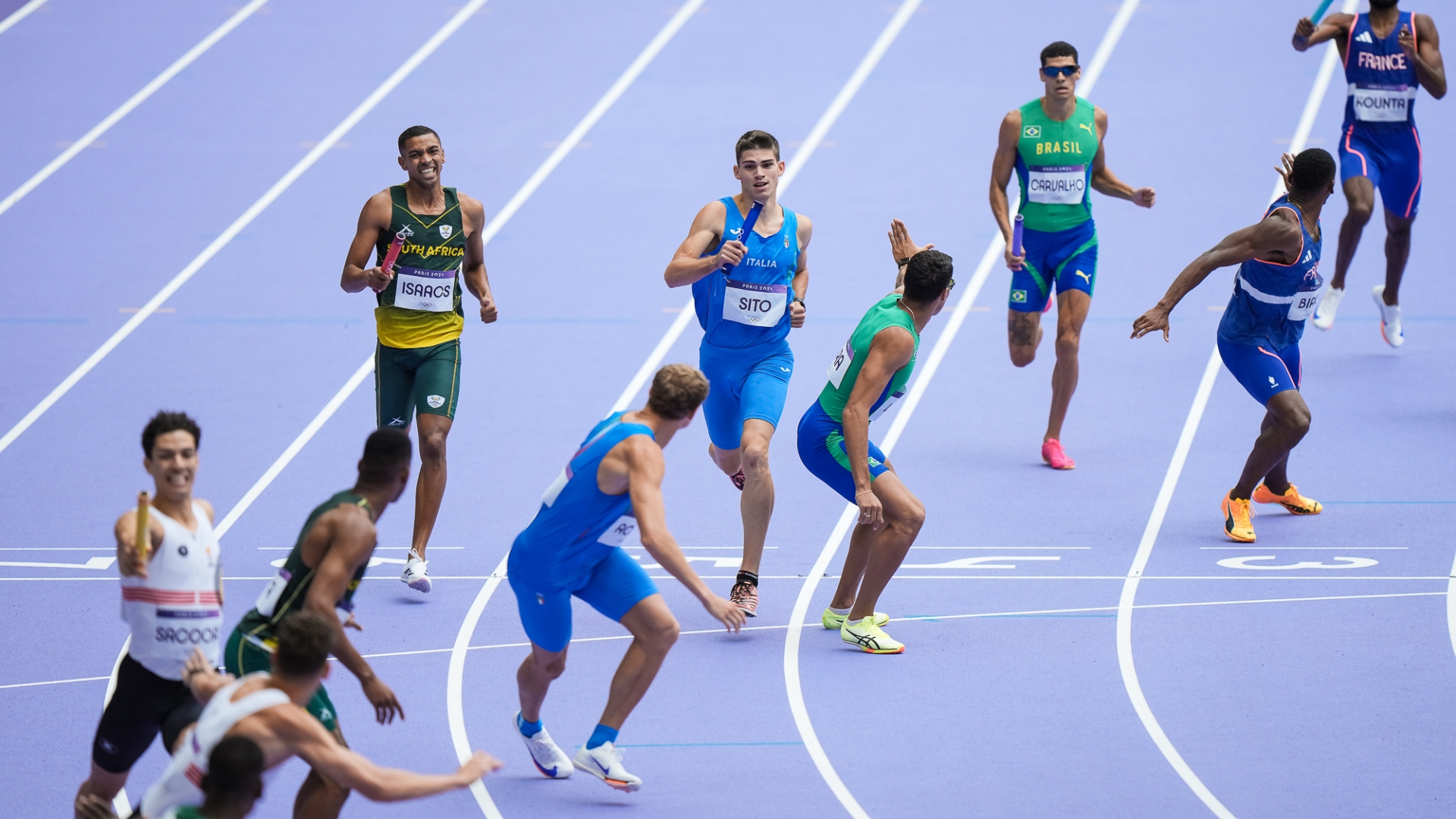 Parigi: 4x400 Uomini in Finale Olimpica