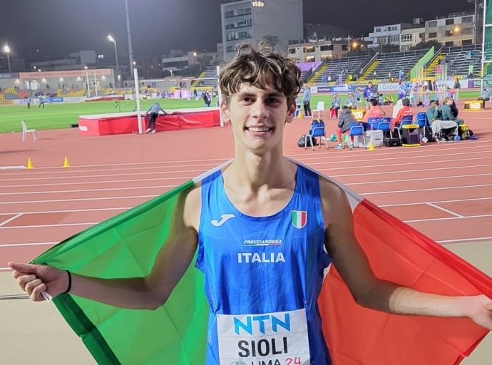 Matteo Sioli Argento Mondiale U20 nell'Alto!