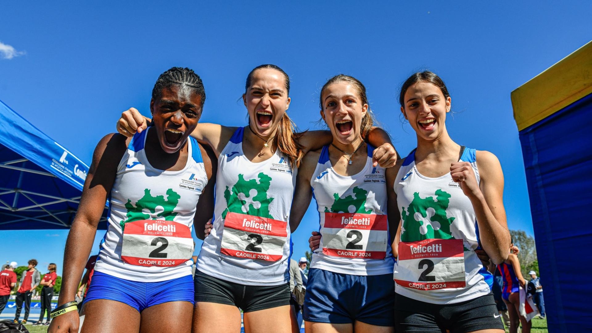 Lombardia Cadette: è una 4x100-Record