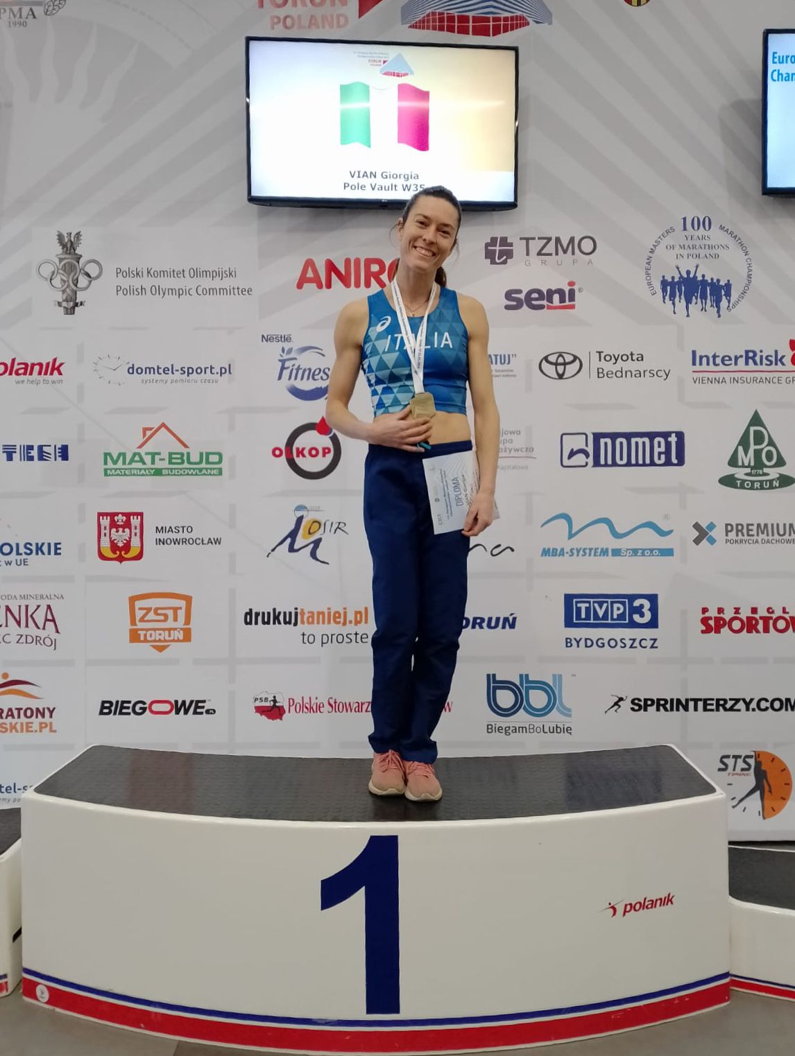 Giorgia Vian Torun 2024 podio
