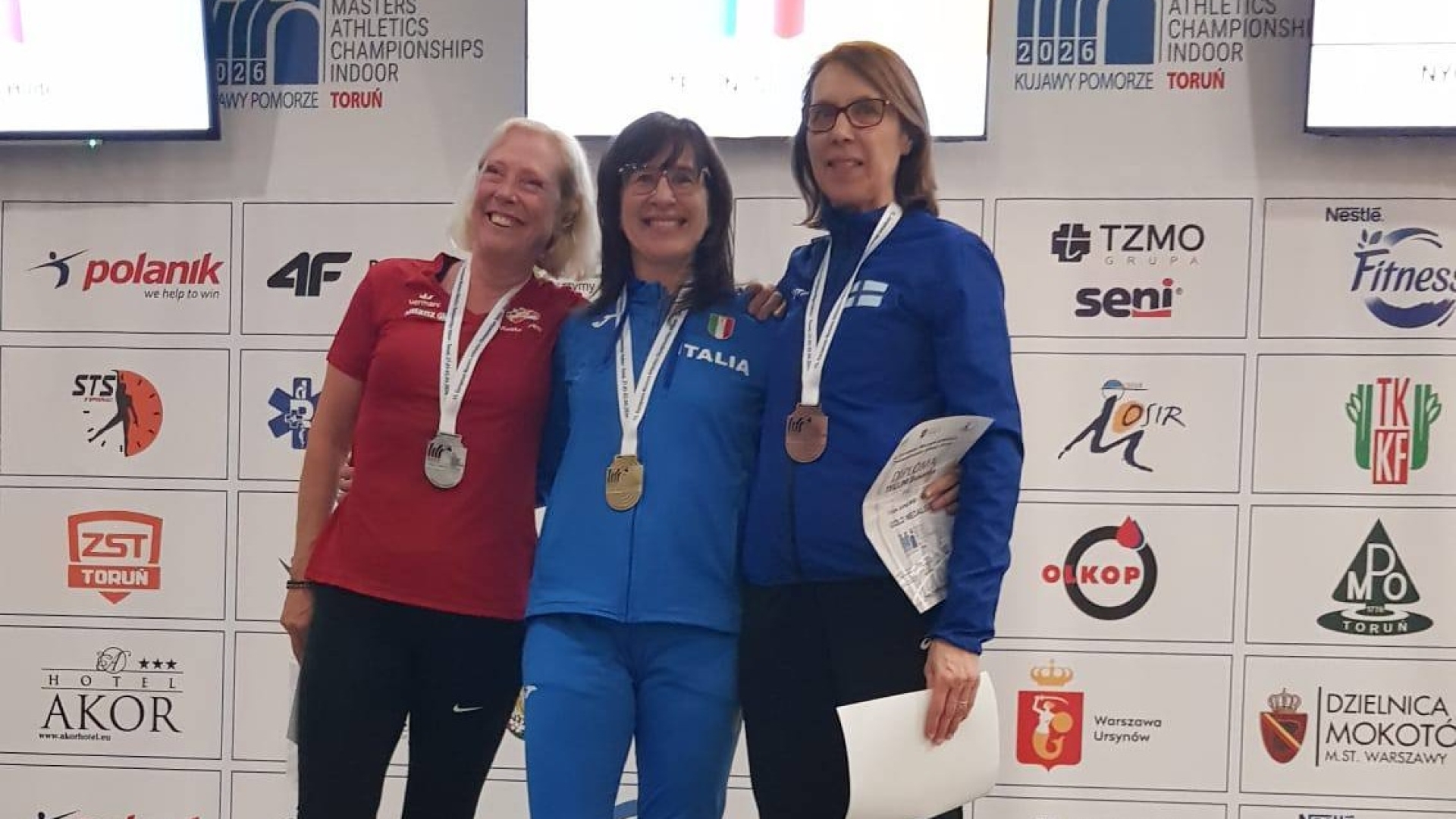 Europei Master: 22 Podi Lombardi a Torun