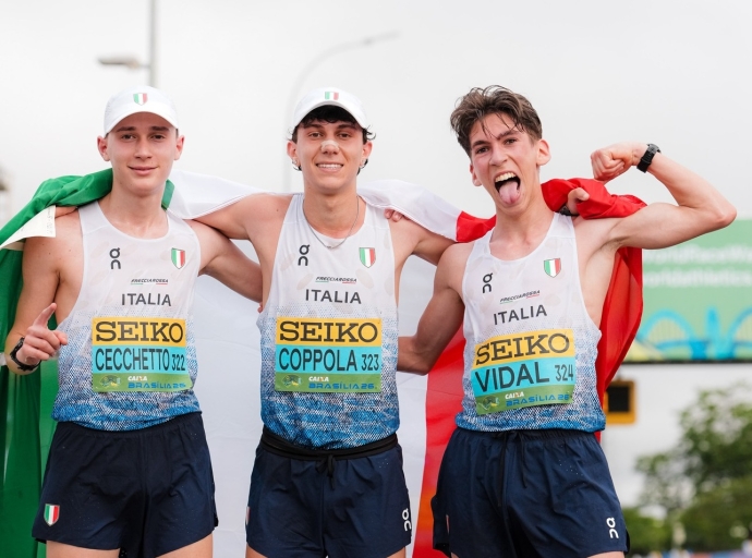 Marcia: Vidal Oro Mondiale U20 a Squadre a Brasilia